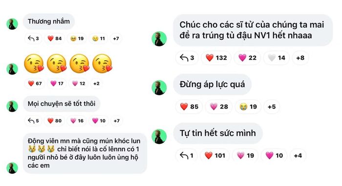 Giọng ca Rơi Vào Tình Yêu đã có nhiều lời động viên dành cho các sĩ tử năm nay. Nguồn: Broadcast Thái Lê Minh Hiếu.