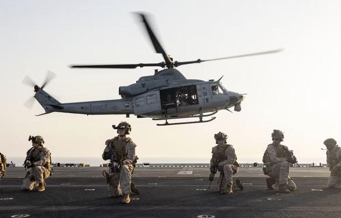 Trực thăng đa nhiệm UH-1Y Venom là một trong những khí tài chủ lực của Thủy quân lục chiến Mỹ.