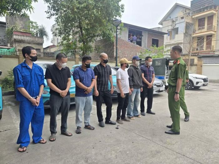 Các đối tượng trong vụ án tại Công an phường Phúc Lợi