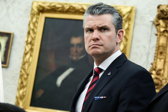 Bộ trưởng Quốc phòng Mỹ Pete Hegseth. Ảnh: THE NEW YORK TIMES