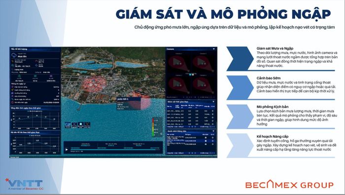 Giám sát và mô phỏng ngập tại đặc khu Côn Đảo.