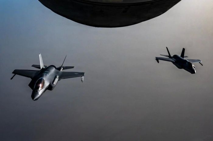 Máy bay chiến đấu Mỹ tuần tra ở Trung Đông. Ảnh: CENTCOM.
