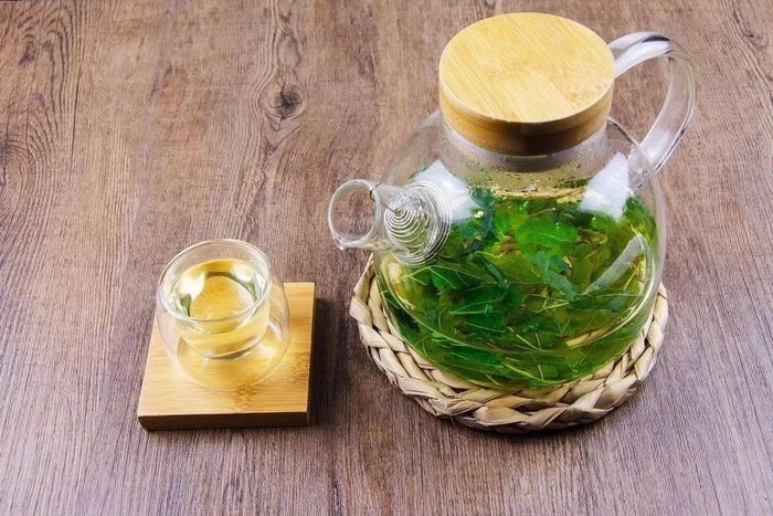 Trà lá dâu tằm là thức uống được nhiều người sử dụng để giải nhiệt trong những ngày thời tiết nóng bức. Ảnh: Baidu.