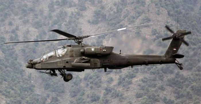  Trực thăng AH-64E Mỹ. Ảnh: Reuters. 