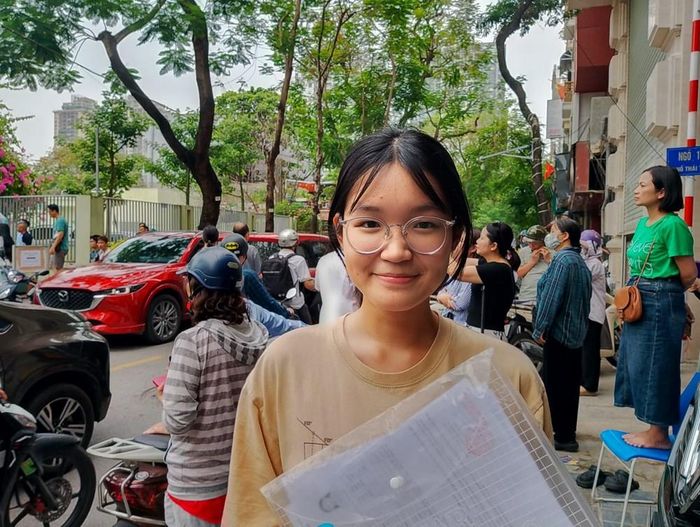 Thí sinh Nguyễn Hiền Anh dự kiến đạt trên 9 điểm môn Ngữ văn