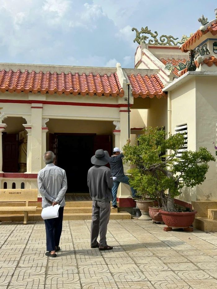 Tổ công tác triển khai đo đạc, lập bản đồ trích đo địa chính theo hệ tọa độ VN-2000 tại Di tích đền Trần Hưng Đạo