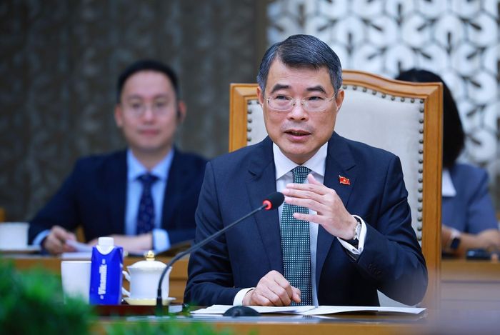 Thủ tướng Lê Minh Hưng tiếp Chủ tịch Cơ quan Hợp tác quốc tế Nhật Bản (JICA) Tanaka Akihiko. Ảnh: Dương Giang – TTXVN