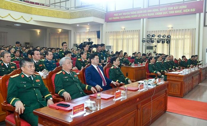 Đại tướng Phan Văn Giang, Phó Thủ tướng Chính phủ, Bộ trưởng Bộ Quốc phòng và các đại biểu dự Lễ công bố - Ảnh: VGP/Nguyễn Hoàng