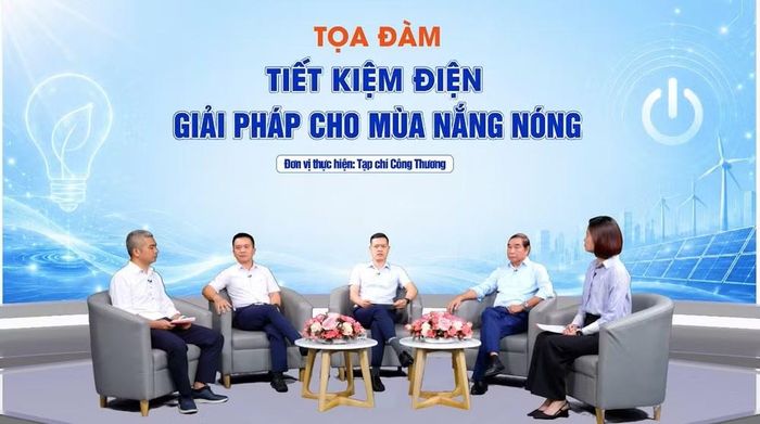 Tọa đàm “Tiết kiệm điện: Giải pháp cho mùa nắng nóng”.