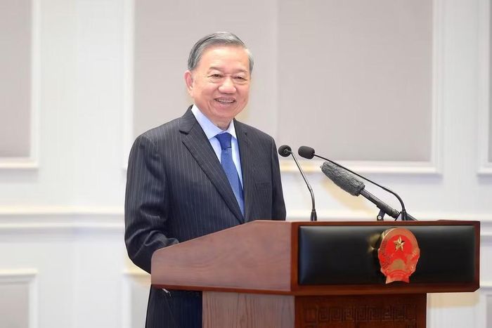 Tổng Bí thư, Chủ tịch nước Tô Lâm phát biểu tại Hội nghị. (Ảnh: ĐĂNG KHOA)