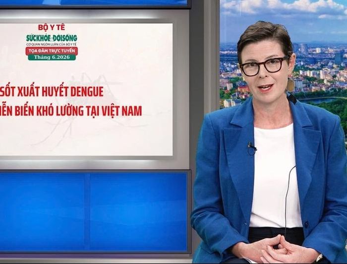 Bà Angela Pratt, Trưởng đại diện WHO tại Việt Nam chia sẻ về dịch sốt xuất huyết