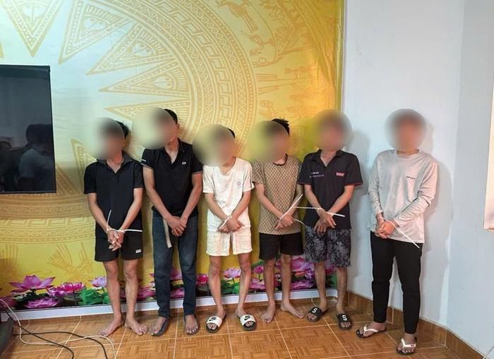 Công an xã Phước Chỉ triệt xóa tụ điểm sử dụng trái phép chất ma túy. Ảnh: Công an Tây Ninh