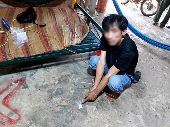Đối tượng tổ chức sử dụng trái phép chất ma túy. Ảnh: Công an Tây Ninh