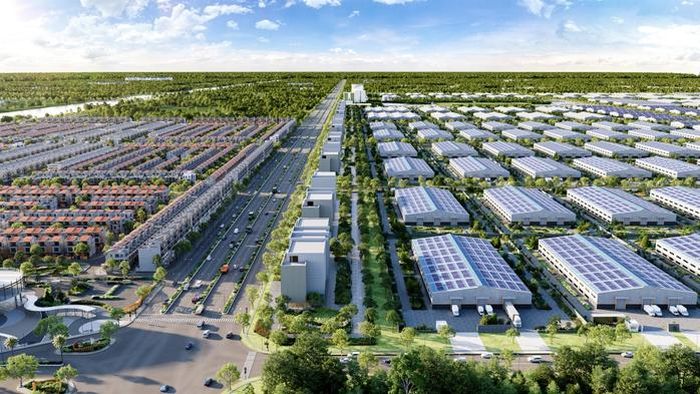 Phối cảnh Khu Công nghiệp Prodezi với quy mô 400 ha, tổng vốn đầu tư hơn 9.000 tỉ đồng.
