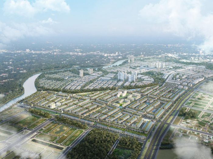 Dự án có quy mô 267 ha, được định hướng trở thành đô thị văn hóa giải trí và sinh thái ven sông phía Nam Sài Gòn