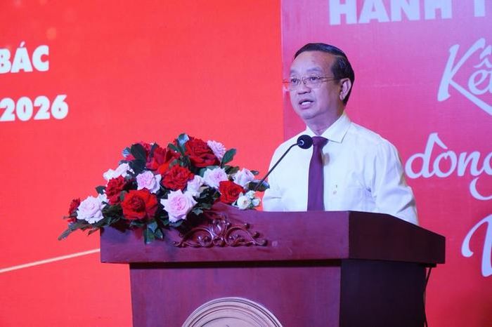 Ông Bùi Minh Thạnh, Phó Chủ tịch UBND TPHCM, phát biểu tại chương trình