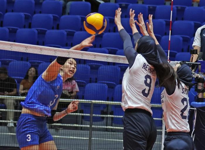 Thanh Thúy (3) giữ vai trò tấn công chủ lực của tuyển Việt Nam