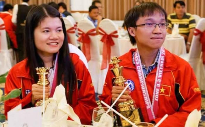 Vợ chồng ký thủ có nhiều đóng góp cho cờ vua Việt Nam: Thảo Nguyên và Trường Sơn