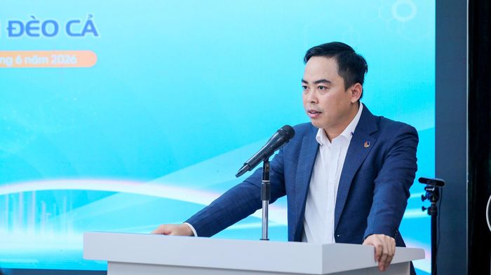 Ông Nguyễn Quang Huy – Tổng Giám đốc Tập đoàn Đèo Cả chia sẻ về định hướng hợp tác đào tạo giữa doanh nghiệp và nhà trường