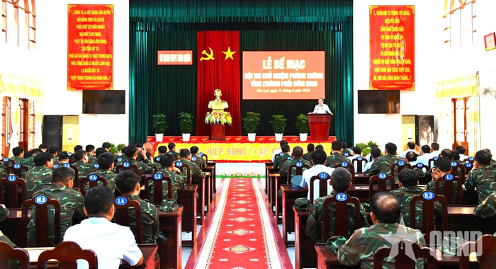 Quang cảnh lễ bế mạc. 