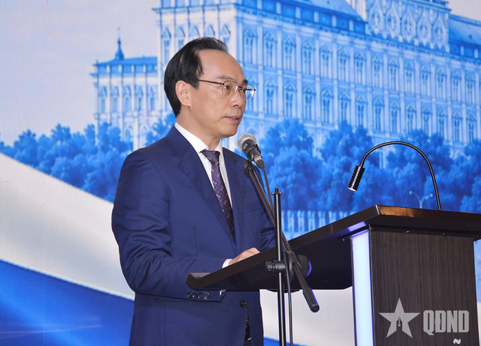 Bộ trưởng Bộ Giáo dục và Đào tạo Hoàng Minh Sơn phát biểu tại sự kiện.