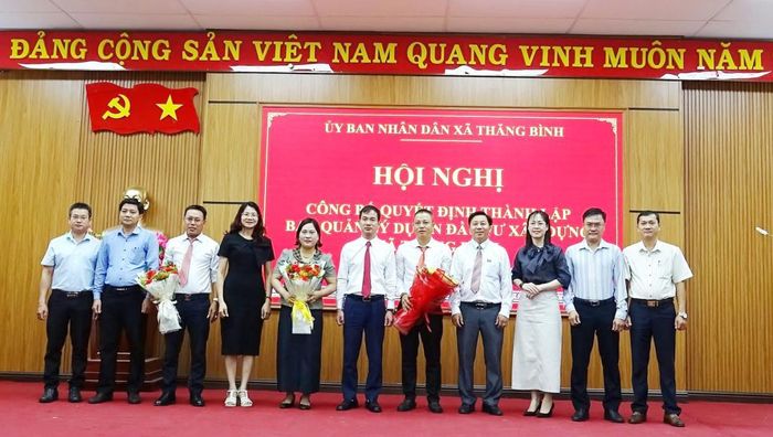 Xã Thăng Bình thành lập Ban Quản lý dự án đầu tư xây dựng.