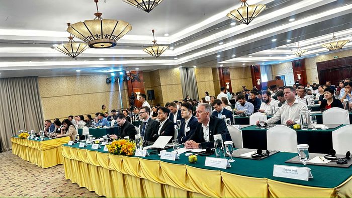 Các doanh nghiệp Đức - Việt Nam tham gia diễn đàn. Ảnh: THANH DUNG