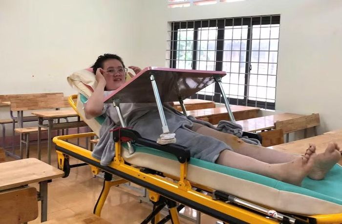 Phòng thi dành cho thí sinh đặc biệt tại Điểm thi Trường THPT Hồng Đức. (Ảnh: TH)