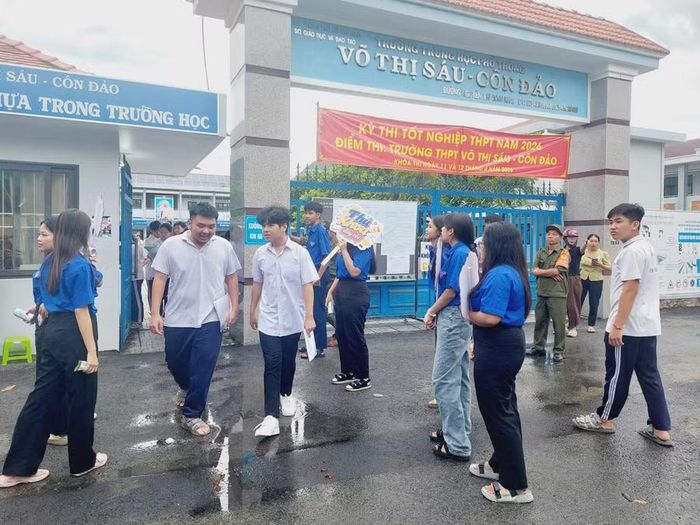 Thí sinh sau hoàn thành các môn thi. Ảnh: NTCC.