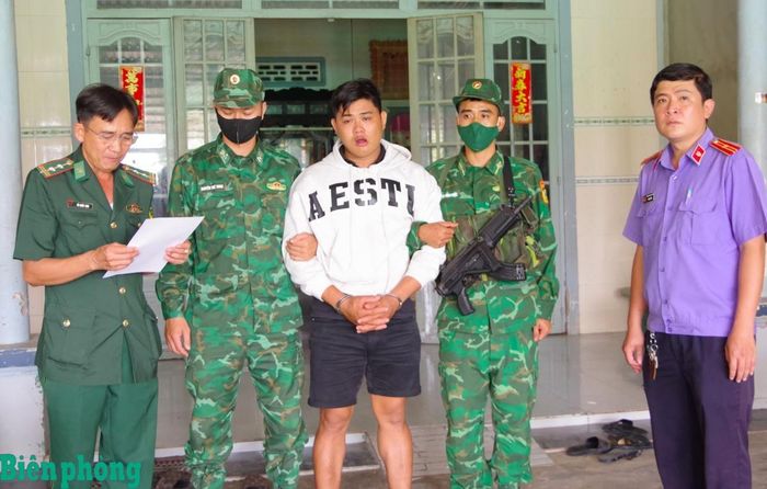Đối tượng Cao Anh Tài bị bắt giữ vì liên quan đường dây vận chuyển ma túy. Ảnh: Hải Bằng