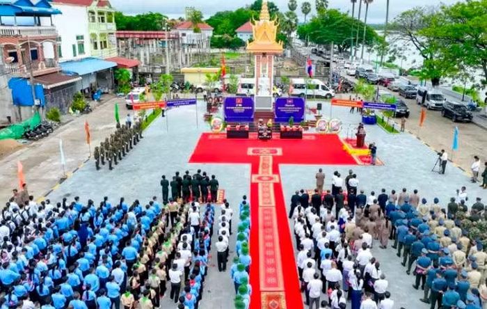 Quang cảnh buổi lễ.