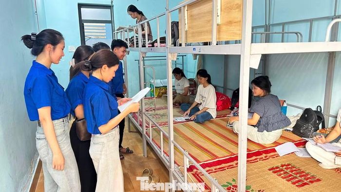 Đoàn xã Ea Súp sắp xếp, bố trí chỗ ở miễn phí cho thí sinh.