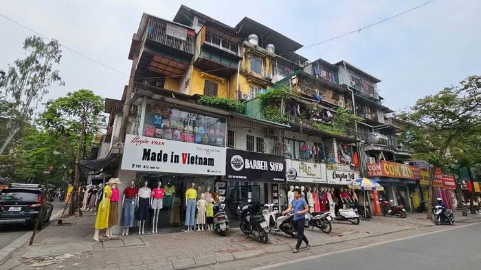 Một khu tập thể trên địa bàn Thành phố Hà Nội