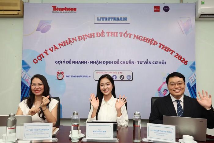 Chuỗi livestream sẽ được phát trực tiếp trên Báo điện tử Tiền Phong, Fanpage Báo Tiền Phong, YouTube Báo Tiền Phong và các nền tảng số của báo. Đây là hoạt động nằm trong chiến dịch Tiền Phong đồng hành mùa thi 2026, gồm các nội dung tư vấn tâm lý trước kỳ thi, giải đề thi, nhận định phổ điểm và chương trình độc quyền Cùng thủ khoa mở khóa chọn trường dự kiến triển khai sau khi Bộ GD&amp;ĐT công bố điểm thi.