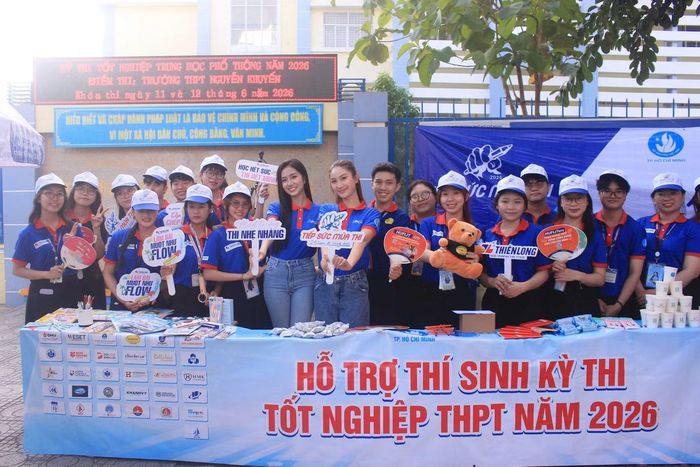 Thí sinh đã kết thúc thời gian làm bài môn Toán.