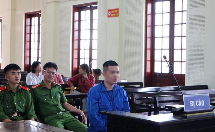 Bị cáo Bùi Thế Được tại phiên tòa phúc thẩm.