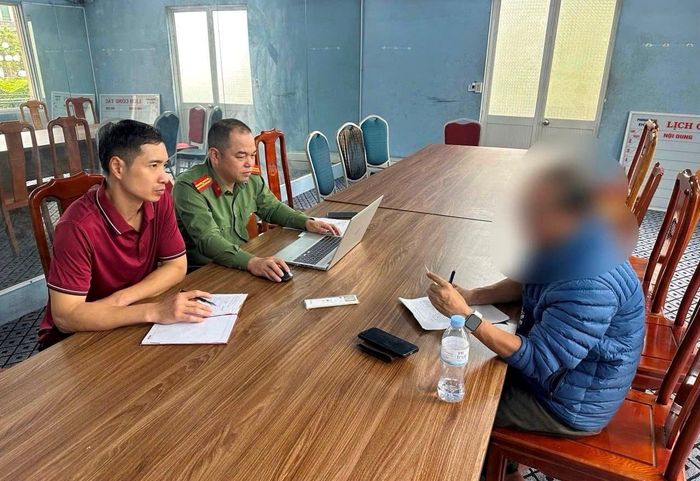Cơ quan Công an làm việc với ông B.H.H.