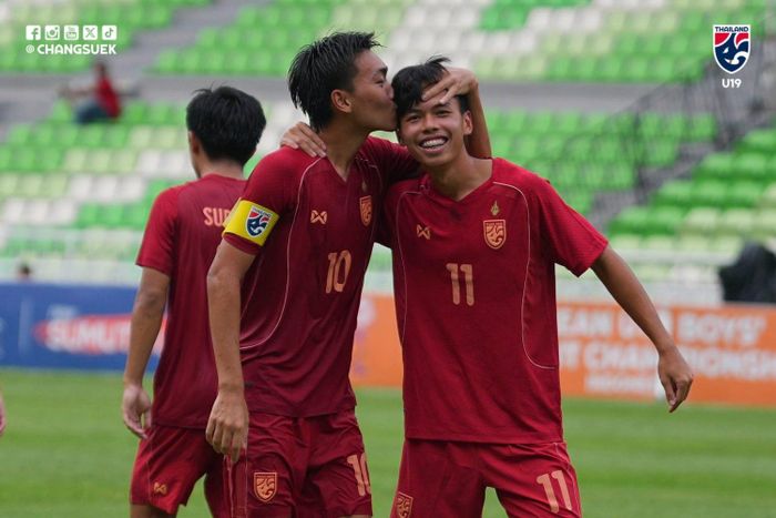 U19 Thái Lan thắng dễ U19 Campuchia - Ảnh: Changsuek