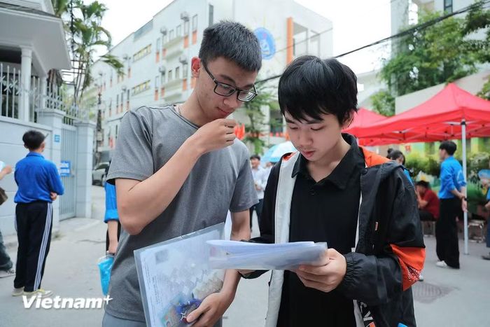 Việc công bố sớm kết quả nhằm giúp thí sinh và các cơ sở đào tạo chủ động hơn trong xét tuyển đại học, cao đẳng sau đó. (Ảnh: Hoài Nam/Vietnam+)