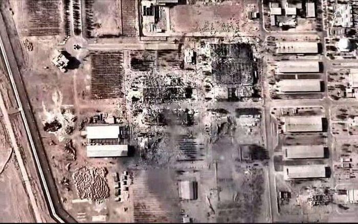 Đoạn phim do IDF công bố, cho thấy hậu quả của các cuộc không kích của Israel vào cơ sở hạt nhân Isfahan của Iran, ngày 21/6/2025. Ảnh: Lực lượng Phòng vệ Israel