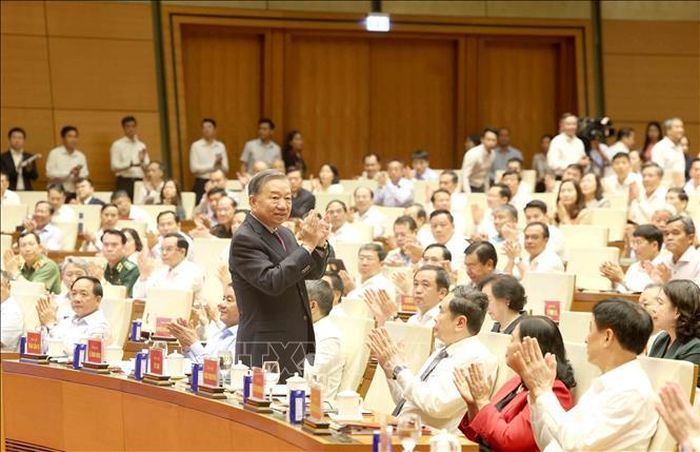 Tổng Bí thư, Chủ tịch nước Tô Lâm dự hội nghị. Ảnh: Phương Hoa/TTXVN