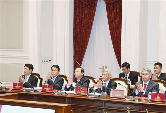 Các đại biểu tham dự phiên họp. Ảnh: Thống Nhất/TTXVN.