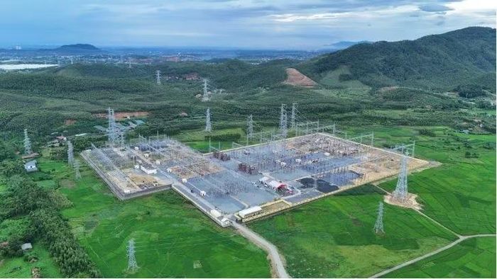 Trạm biến áp 500kV Vĩnh Yên do TV3 tham gia tư vấn. Ảnh: TV3.