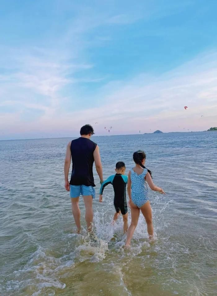 Phạm Kiên có mối quan hệ thân thiết, gần gũi với 2 con của Diệp Lâm Anh.