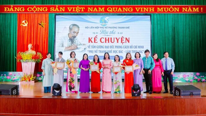 Hội viên phụ nữ phường Thanh Khê tham gia hội thi kể chuyện về Bác, góp phần lan tỏa việc học tập và làm theo tư tưởng, đạo đức, phong cách Hồ Chí Minh.