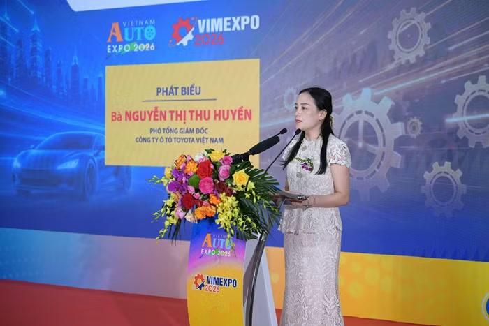 Bà Nguyễn Thị Thu Huyền, phó Tổng Giám đốc Toyota Việt Nam