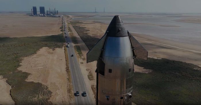 Starbase, một cơ sở sản xuất tên lửa, bãi thử nghiệm và cảng vũ trụ tư nhân do SpaceX vận hành gần bãi biển Boca Chica ở hạt Cameron, tiểu bang Texas.