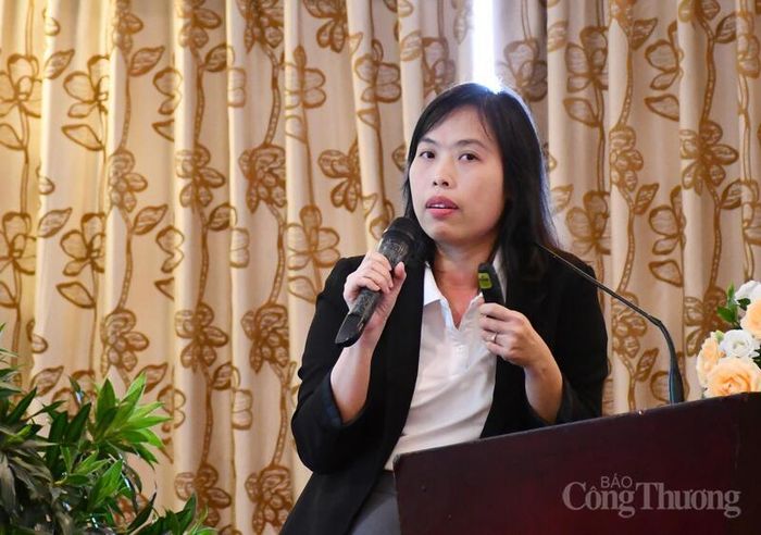 Bà Nguyễn Thị Thùy Linh - Giám đốc Kinh doanh Thương mại điện tử Công ty CP Logistics Vinalink. Ảnh: Thanh Minh.