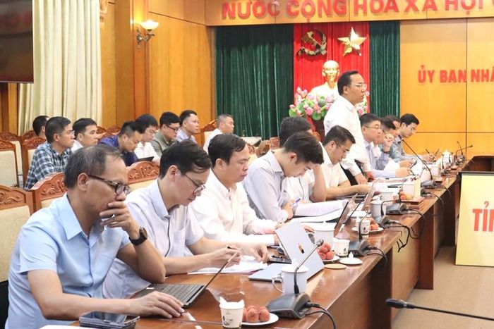 Đại diện lãnh đạo các đơn vị thuộc Bộ Công Thương. Ảnh: Phương Trang