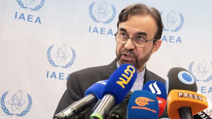 Đại sứ Iran tại IAEA, Reza Najafi. Ảnh: CGTN